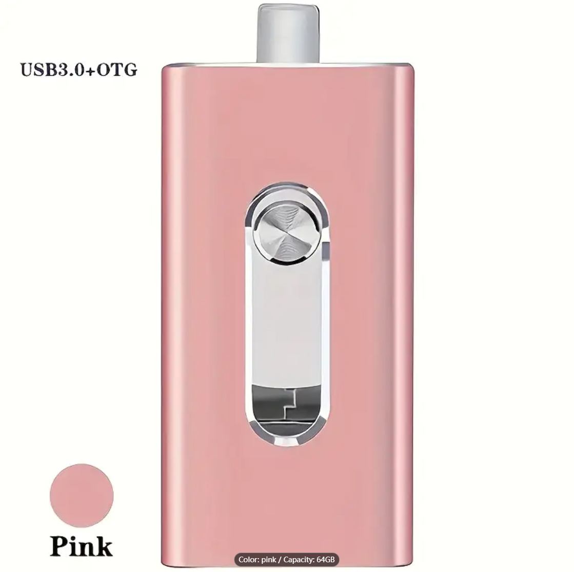 ⚡3 in 1 Flash Drive⚡ Portable High Speed USB 3.0 Memory Storage