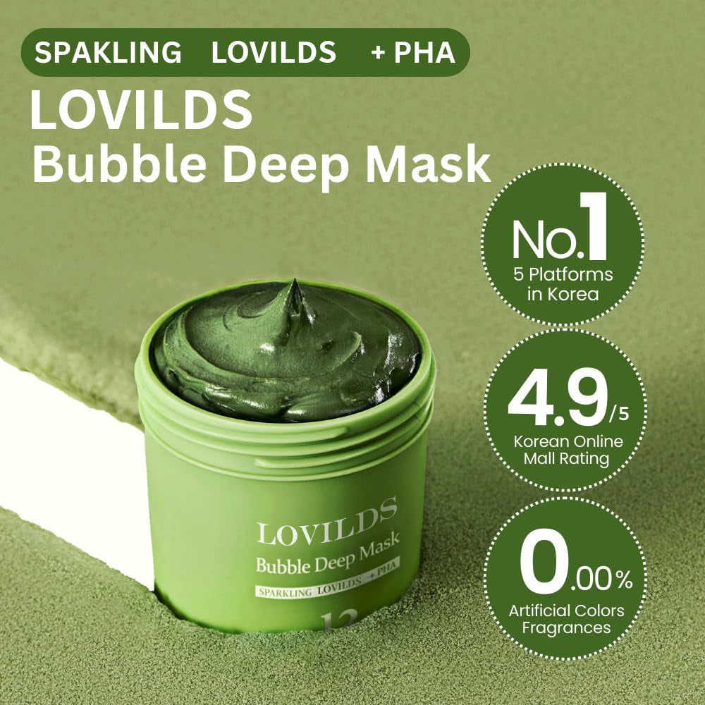 Deep Clean, Glowing Skin! π§ LOVILDS Bubble Deep Mask β Limited Time Offer, Grab Yours Now! β°