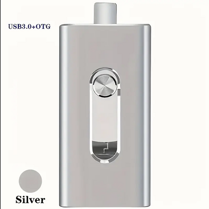 ⚡3 in 1 Flash Drive⚡ Portable High Speed USB 3.0 Memory Storage