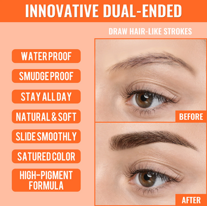 ✏️LOVILDS™ 2-in-1 Microblading Eyebrow Pen with Square Brush